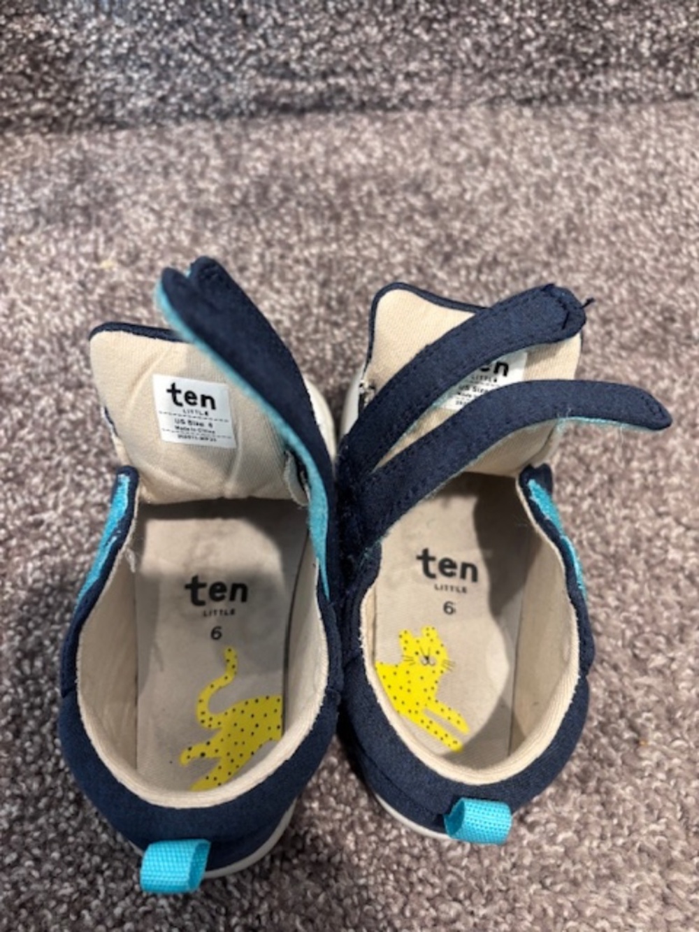 Ten Little First Walkers Navy Blue - Picture 2 of 3